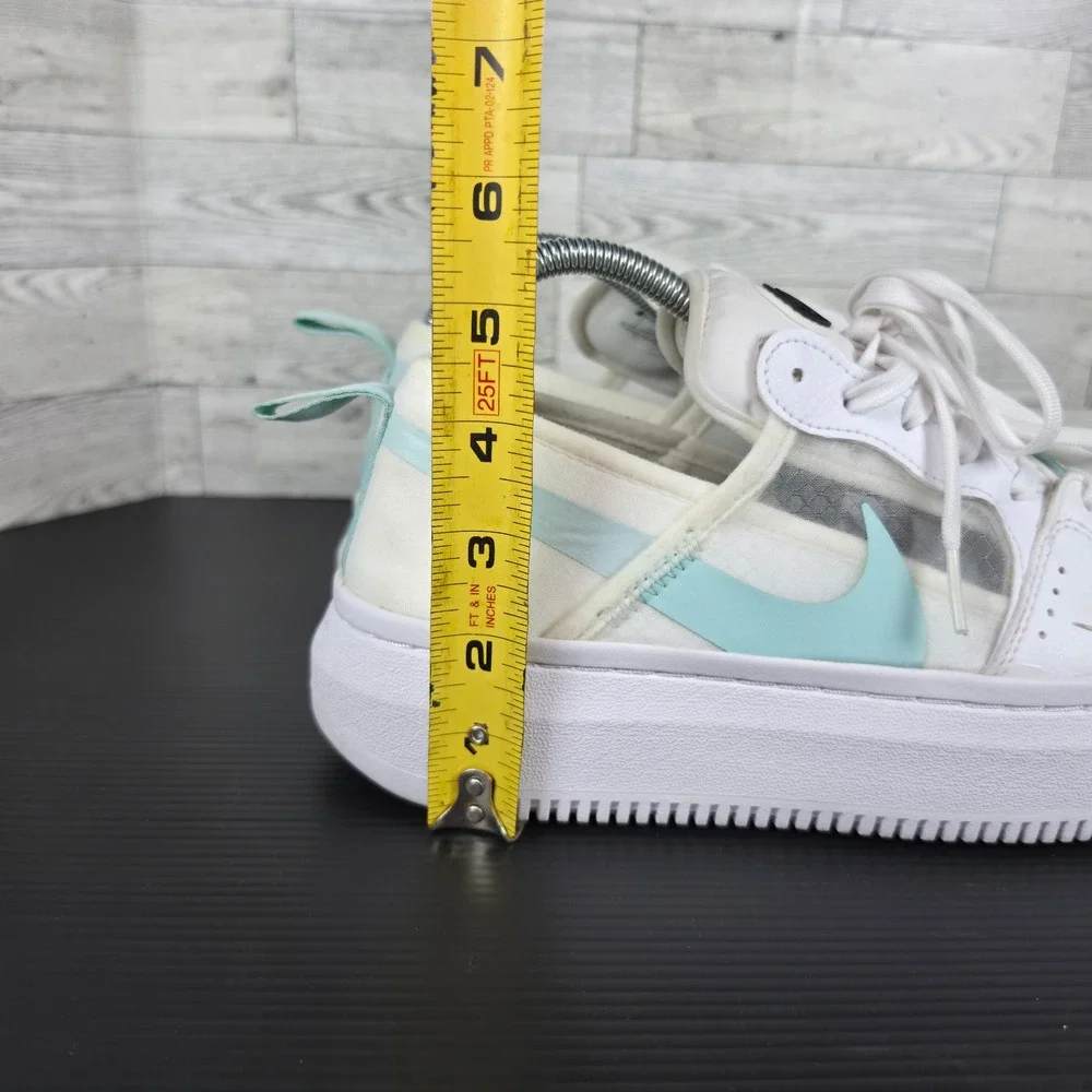 Nike Vandalised LX White Light Blue Platform Sneakers CW6536-100 Womens 9.5